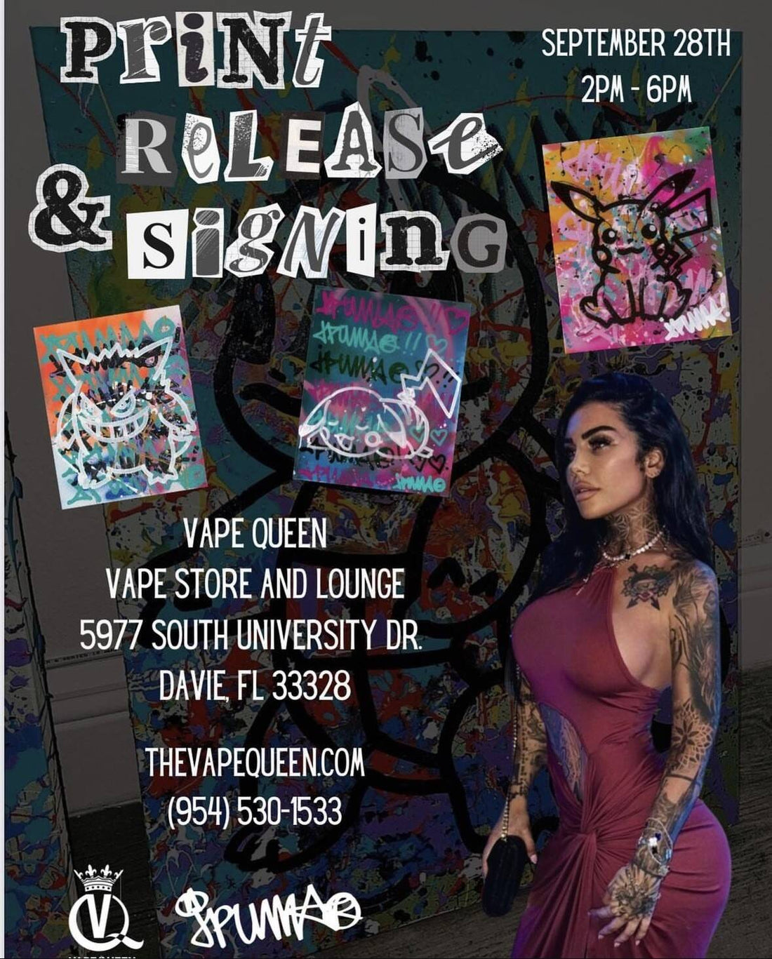 Vape Queen Presents: Jpumaa Print Release & Signing