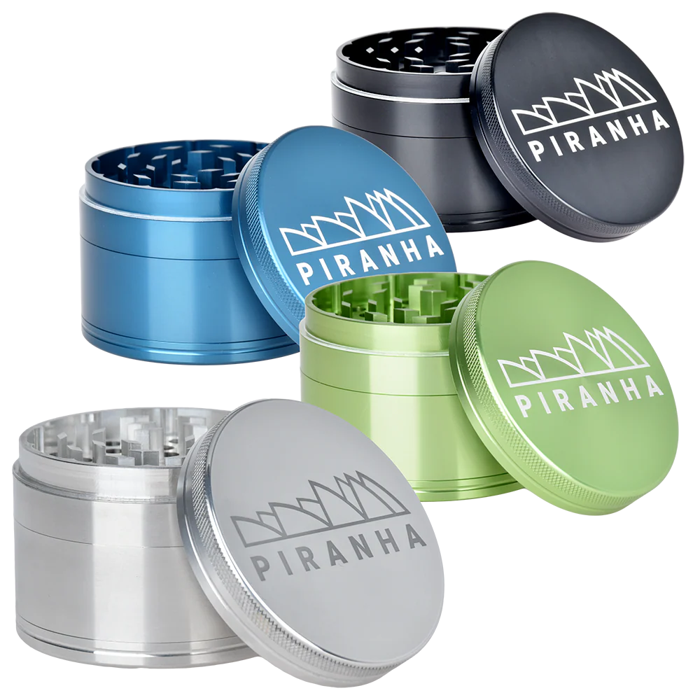Piranha Pollinator Aluminum Grinder 4pc 3"