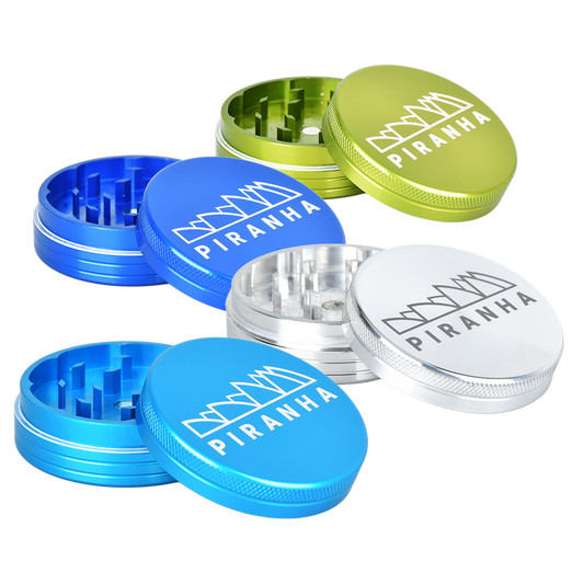 Piranha Compact Aluminum Grinder 2pc 2.2"