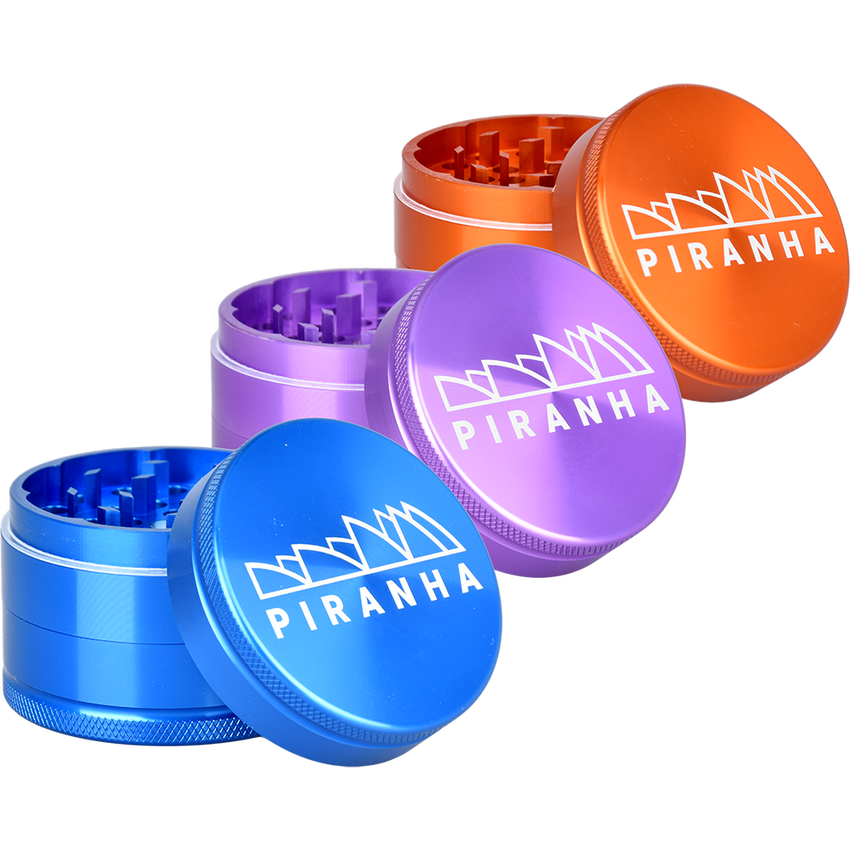 Piranha Grind-and-store Aluminum Grinder 2.2"