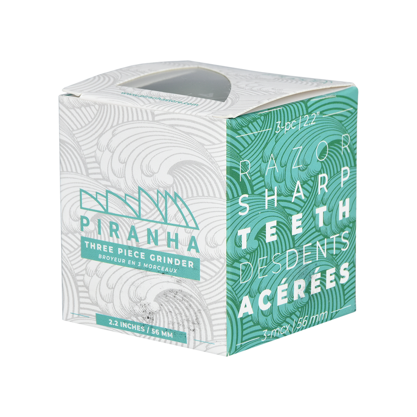 Piranha Grind-and-store Aluminum Grinder 2.2"
